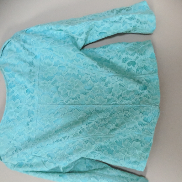 Love Culture Minty Green Lace over jacket M - Picture 5 of 7